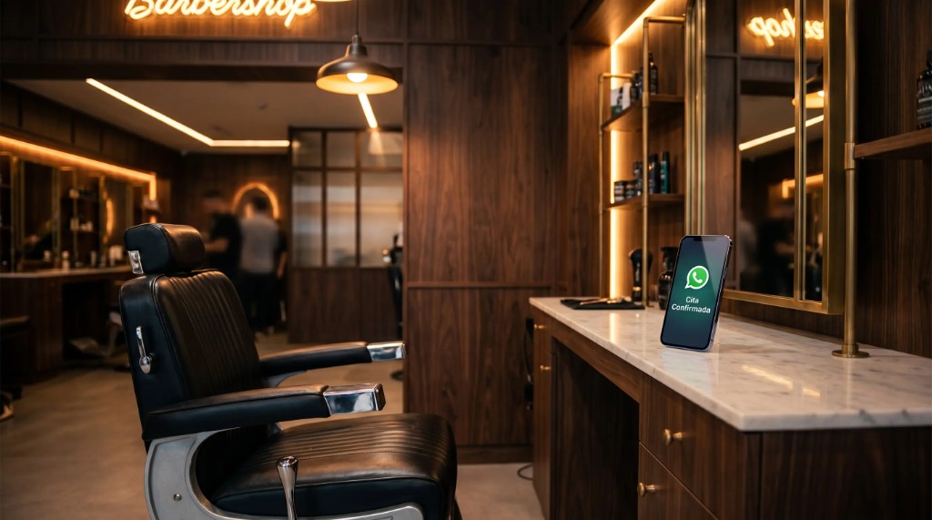 Automatic WhatsApp appointment reminders in digital scheduling for salons